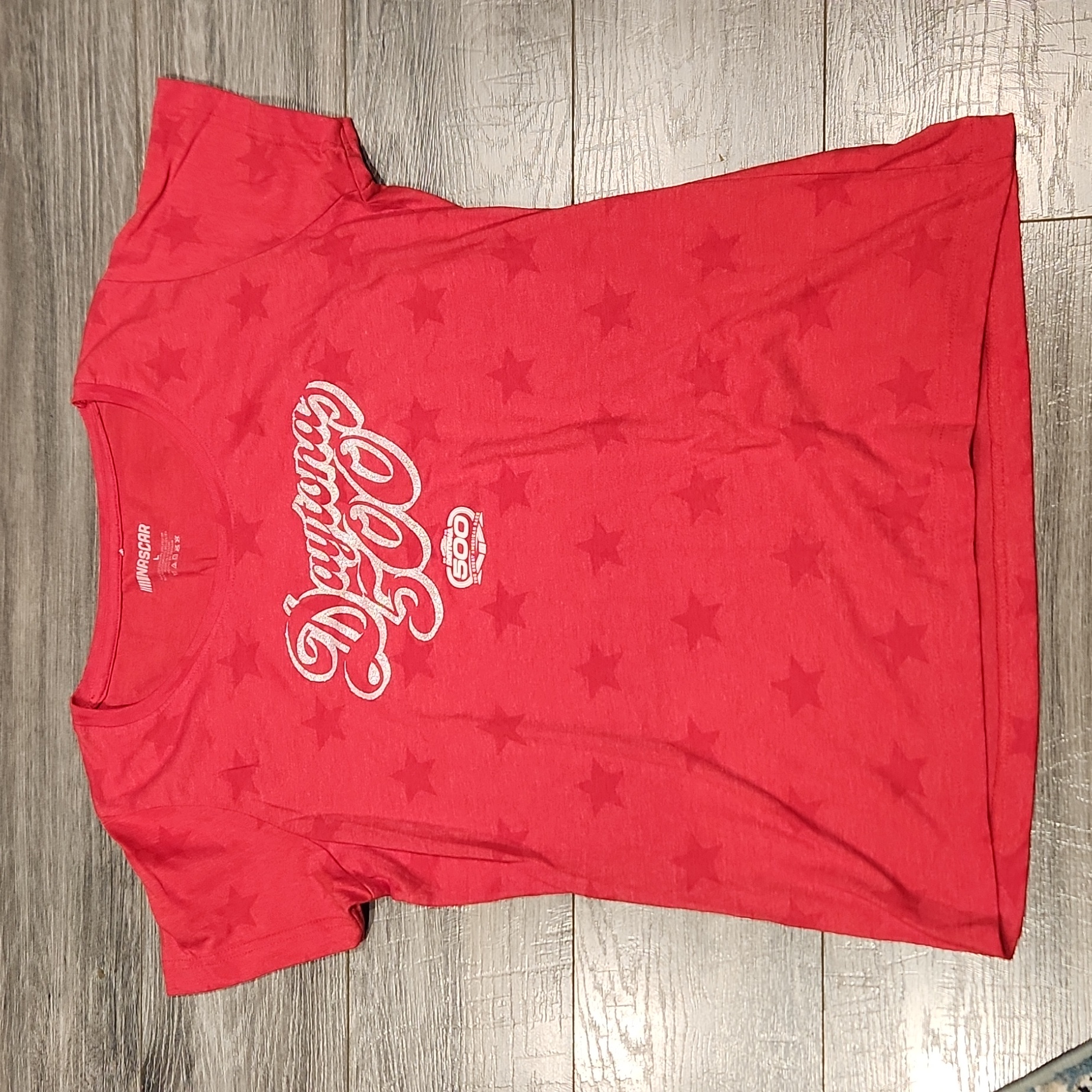 Euc Nascar Daytona 500 Womens Sz L Tshirt Euc Nascar Daytona 500 Womens Sz L Tshirt